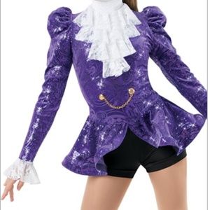 Adult Black/Purple Jazz/Tap Costume